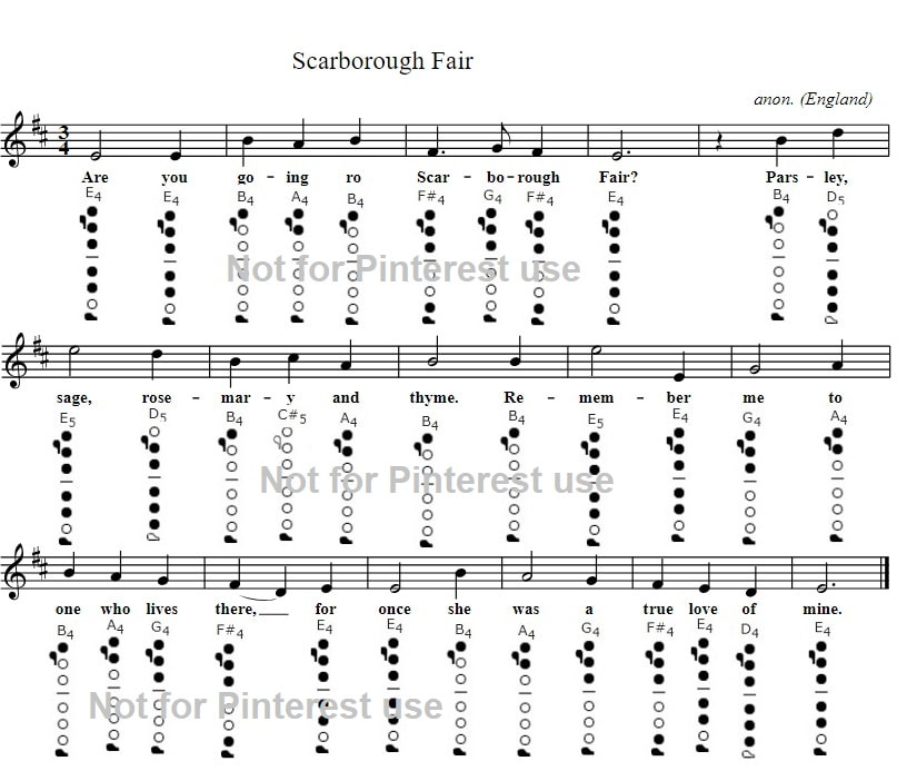 Super Partituras - Scarborough Fair v.2 ((Desconhecido)), com cifra